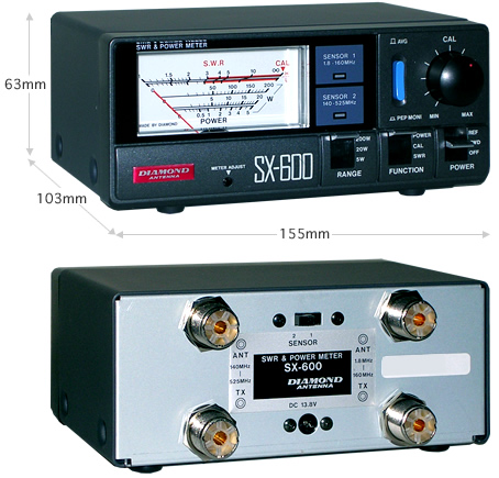 ダイヤモンド　SX600 Diamond SX600 - VHF UHF SWR & Power Meters